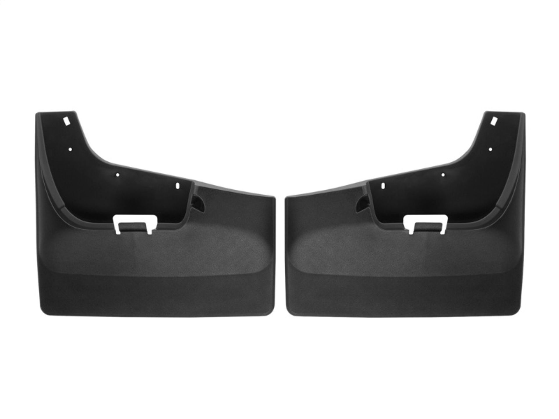 Picture of WeatherTech 2020+ GMC Sierra 2500HD/3500HD Rear No Drill Mudflaps - Black