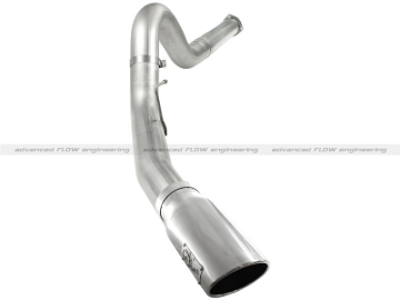 Picture of aFe Atlas 5in DPF-Back Aluminized Steel Exh Sys, Ford Diesel Trucks 11-14 v8-6.7L (td) Polished tip