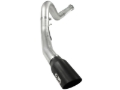 Picture of aFe Atlas 5in DPF-Back Aluminized Steel Exh Sys Ford Diesel Trucks 11-14 v8-6.7L td wrinkled blk tip