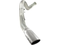 Picture of aFe MACHForce XP 5in DPF-Back Stainless Steel Exh Sys, polished tip,Ford Diesel Trucks 11-14 V8-6.7L