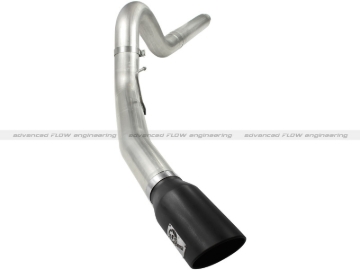 Picture of aFe MACHForce XP 5in DPF-Back Stainless Steel Exh Sys, Black tip, Ford Diesel Trucks 08-10 V8-6.4L
