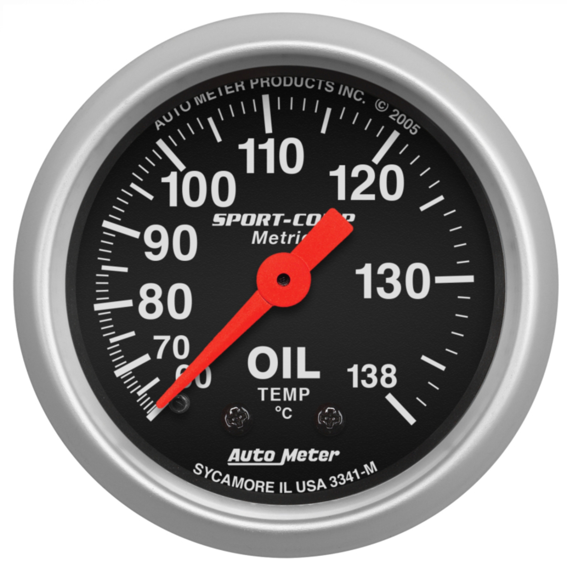 Picture of Autometer Sport 2in Oil Temp Metric, 60-140c. Mech