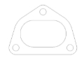 Picture of Cometic Ford/Coswroth BDA 3-Bolt .064 AM Exhaust Gasket