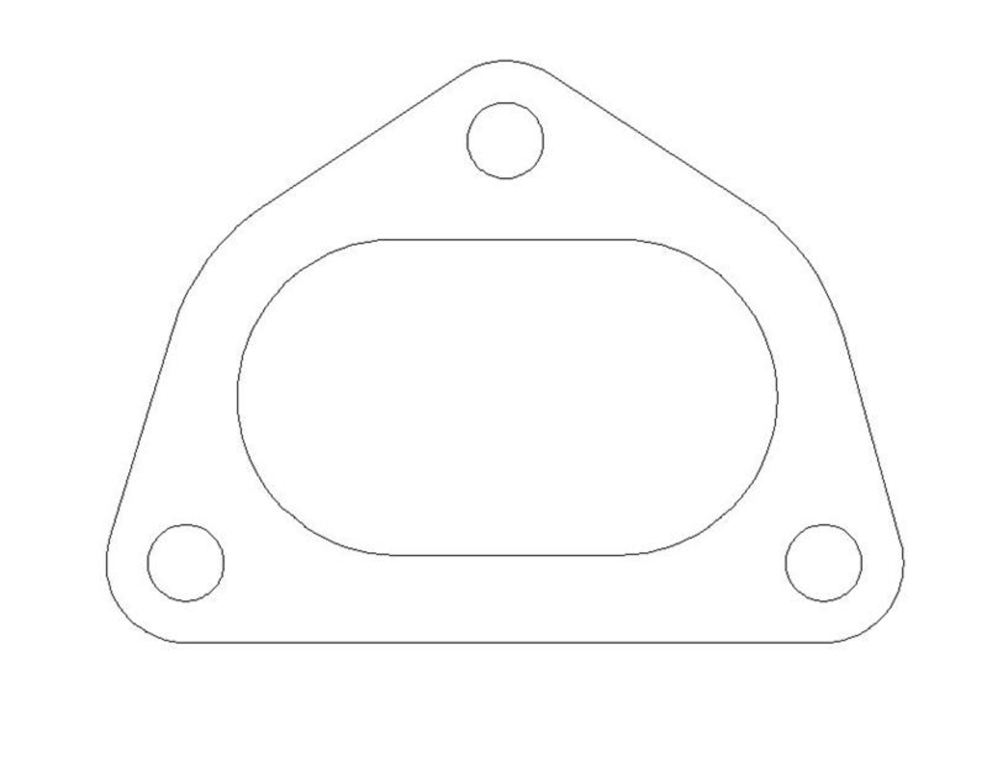 Picture of Cometic Ford/Coswroth BDA 3-Bolt .064 AM Exhaust Gasket