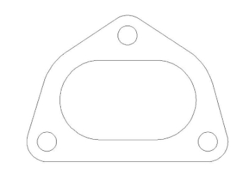 Picture of Cometic Ford/Coswroth BDA 3-Bolt .064 AM Exhaust Gasket