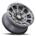 Picture of ICON Thrust 17x8.5 6x5.5 0mm Offset 4.75in BS 106.1mm Bore Smoked Satin Black Wheel