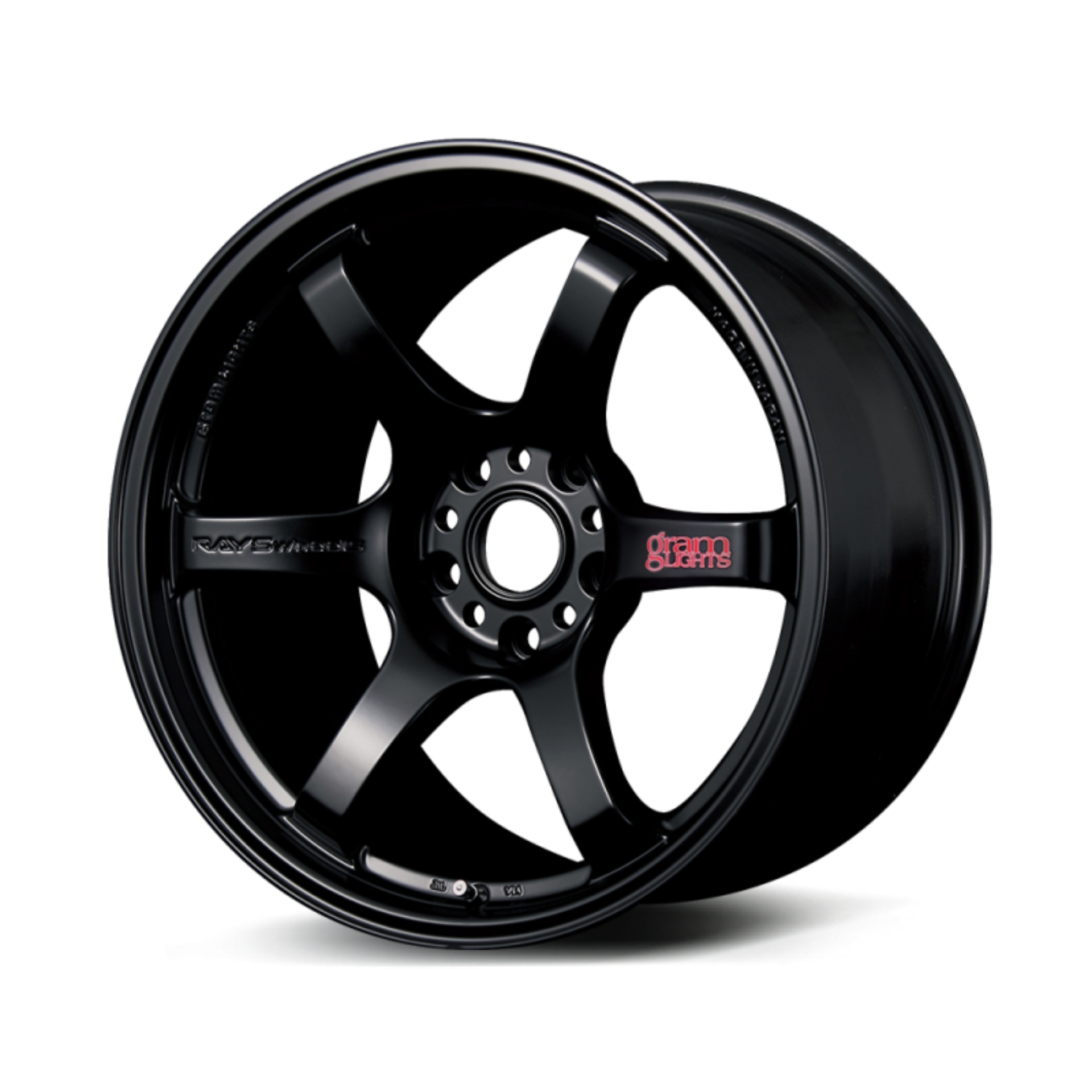 Picture of Gram Lights 57DR 18x9.5 +12 5x114.3 Semi Gloss Black Wheel