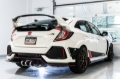 Picture of AWE Tuning 2017+ Honda Civic Type R Touring Edition Exhaust w/Front & Mid Pipes - Chrome Silver Tips