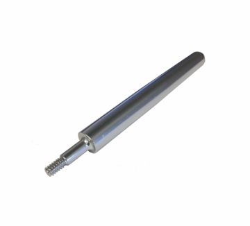 Picture of Torque Solution Shorty Billet Radio Antenna (Silver): Ford F150 250 350 450 550 1997-2008