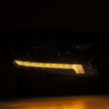 Picture of AlphaRex 2019+ Ford Ranger PRO-Series Proj Headlights Plank Style Black w/Seq Signal/DRL