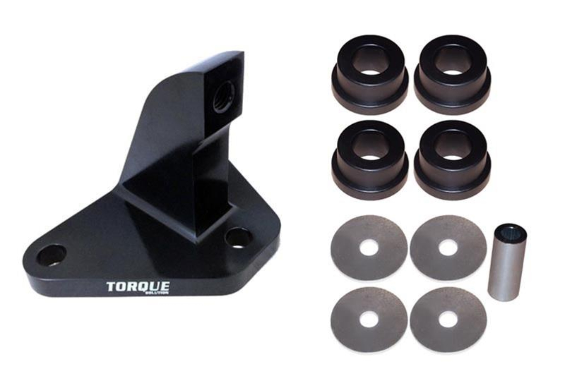 Picture of Torque Solution Mustache Bar Eliminator w/ Urethane Bushings: Mitsubishi Evo 7/8/9 2001-2006