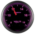 Picture of Autometer Elite 52.4mm Peak & Warn w/ Electronic Control 8-18 Volt Voltmeter