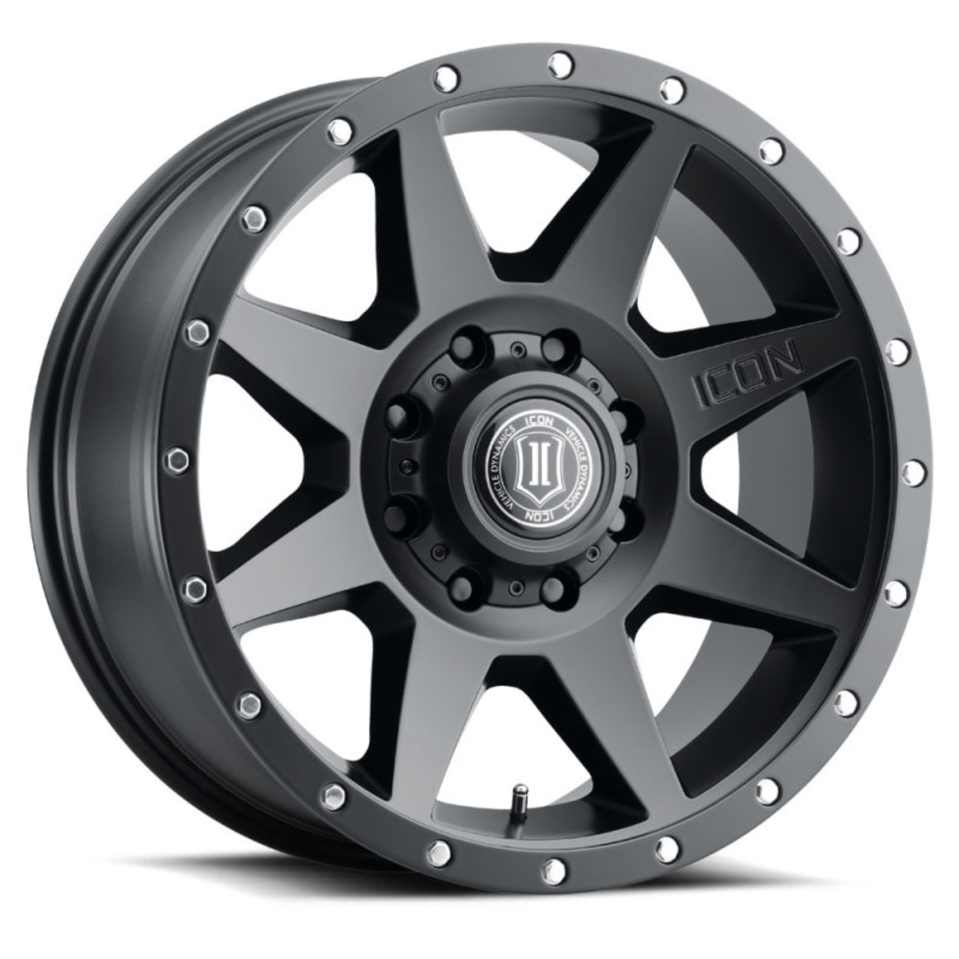 Picture of ICON Rebound 20x9 8x6.5 12mm Offset 5.5in BS 121.40mm Bore Satin Black Wheel