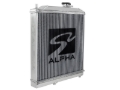 Picture of Skunk2 Alpha Series 88-91 Honda Civic/CRX Radiator (Half Size) (Dual Core)