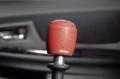 Picture of GrimmSpeed Stubby Shift Knob Stainless Steel Red - M12x1.25