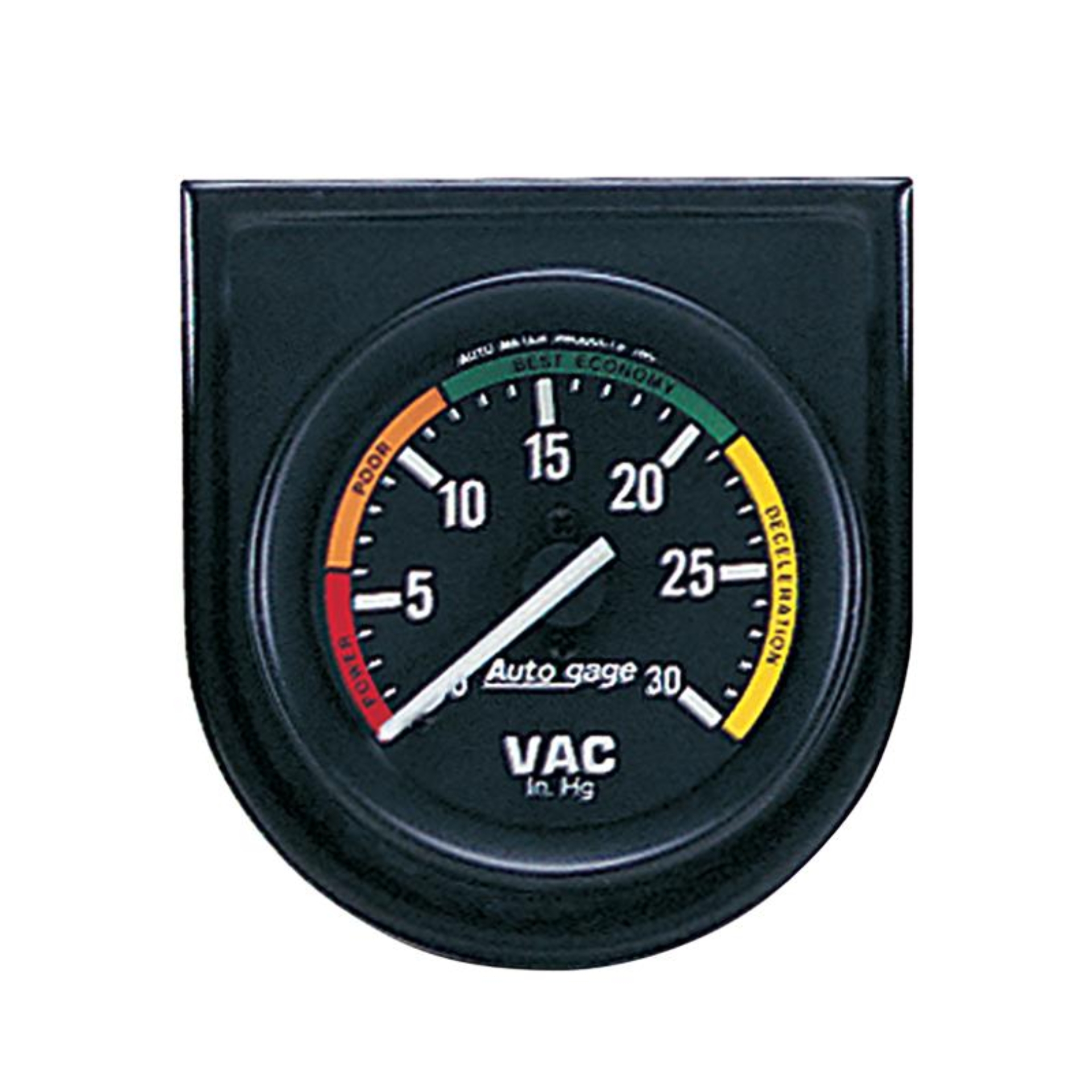 Picture of Autometer AutoGage 52.4mm Mechanical 30 In Hg Vacuum Gauge - Black