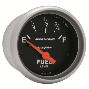 Picture of Autometer Sport Comp 52mm Short Sweep Electronic Fuel Level Gauge