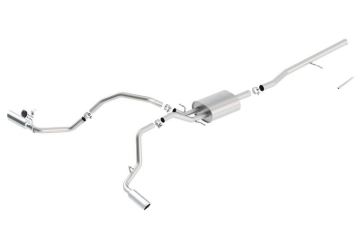 Picture of Borla 14 Silv/Sierra C/B Exhaust ATAK 1500 5.3L V8 AT/MT 2&4WD Ext Cab Split Side Exit