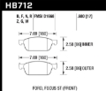 Picture of Hawk Performance HAWK Ceramic Brake Pad Sets Front - HB712Z.680