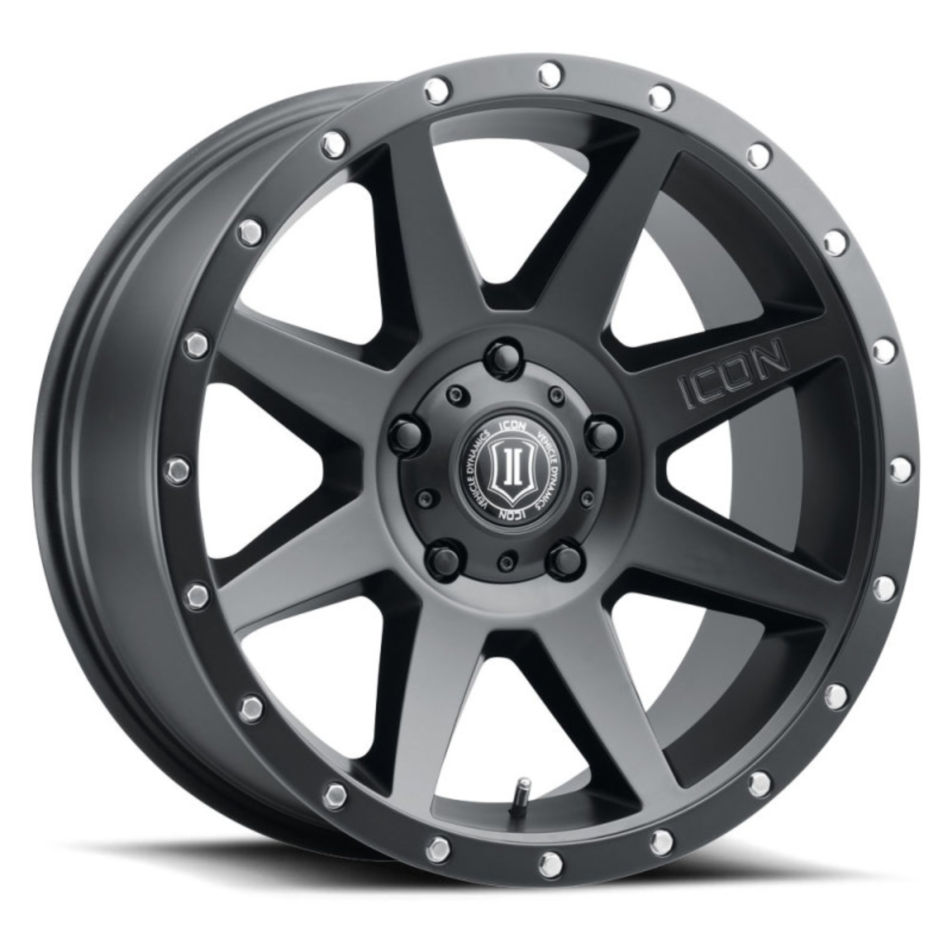 Picture of ICON Rebound 20x9 -12mm Offset 5x5 BP 4.5in BS 71.5mm Bore Satin Black Wheel