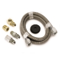 Picture of Autometer #4 Braided SS Line (-4AN) 4ft 3/16in ID Fittings