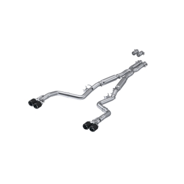 Picture of MBRP 17-Up Dodge Challenger 5.7L/6.2L/6.4L Carbon Fiber Quad Tip T304 Catback Exhaust