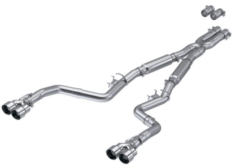 Picture of MBRP 17-Up Dodge Challenger 5.7L/6.2L/6.4L Aluminized Catback Exhaust