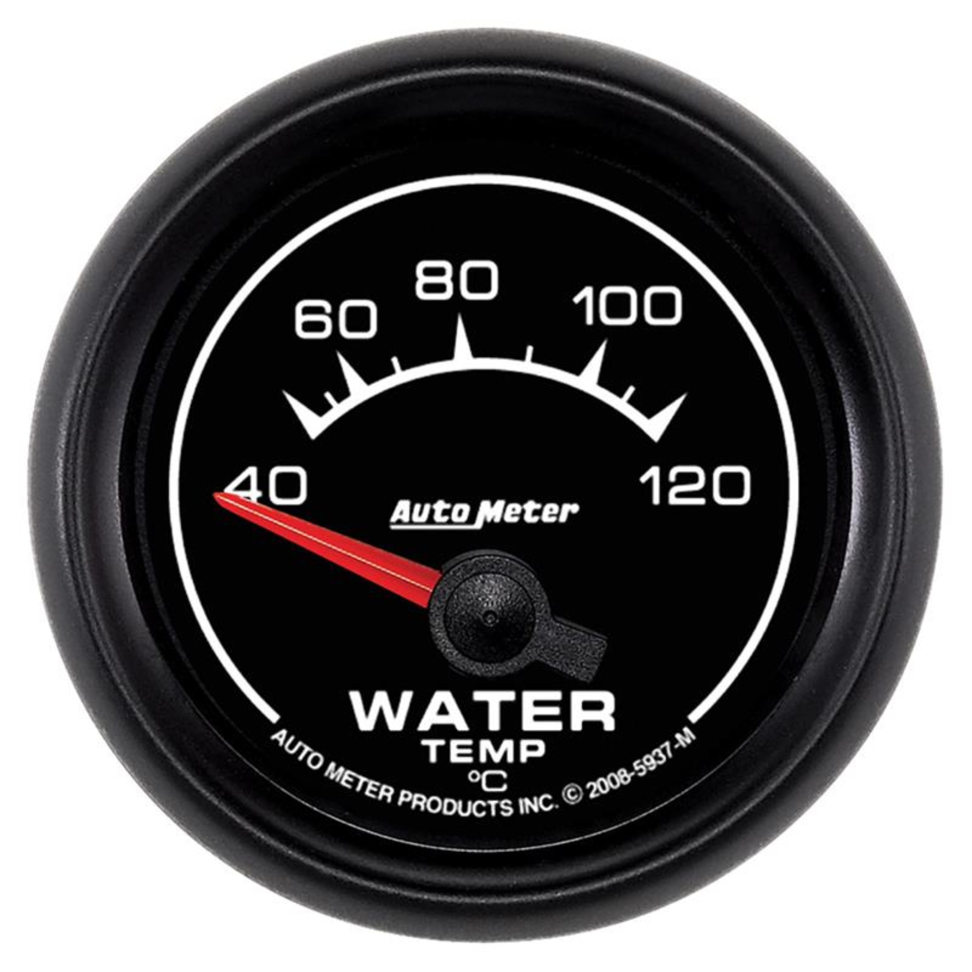 Picture of Autometer ES 52mm 40-120 Deg C Short Sweep Electric Water Temperature Gauge
