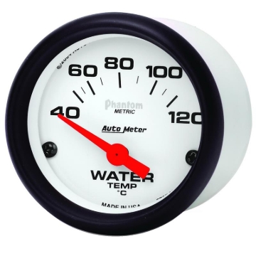 Picture of Autometer Phantom 52mm 40-120 Deg C Electronic Water Temp Gauge