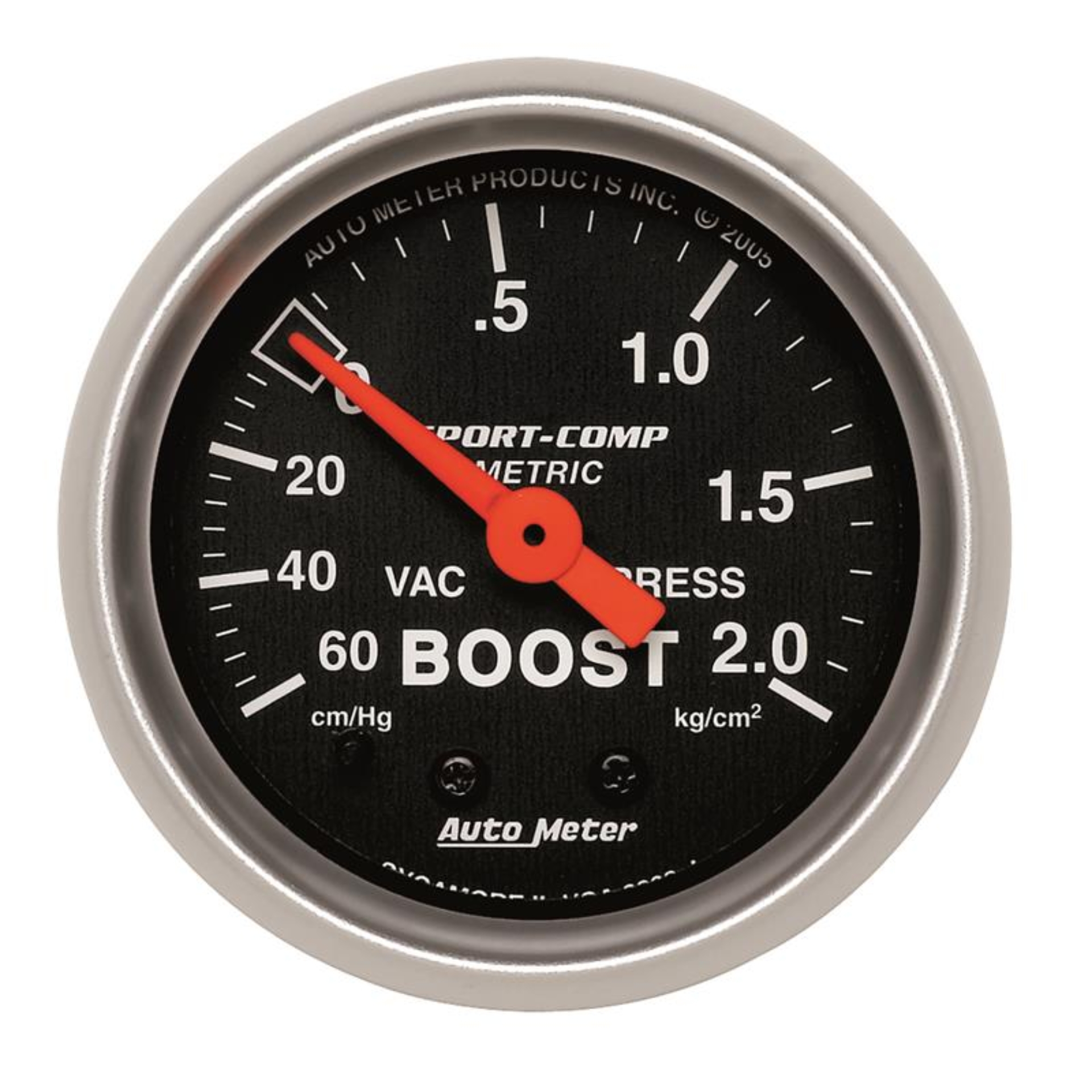 Picture of Autometer Sport-Comp 52mm 60 cm/Hg-2.0 Kg/Cm2 Mechanical Boost Gauge