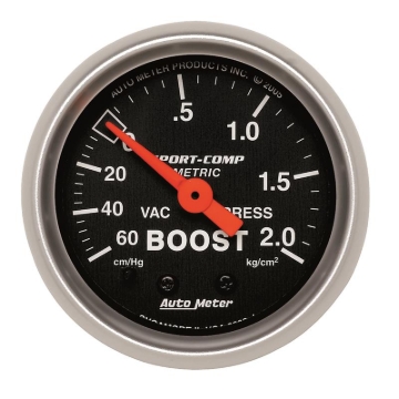 Picture of Autometer Sport-Comp 52mm 60 cm/Hg-2.0 Kg/Cm2 Mechanical Boost Gauge