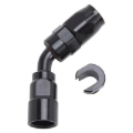 Picture of 6AN 45 Degree Female SAE Quick-Disconnect x 3/8" Tube Size WIth Black Finish