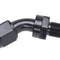 Picture of 6AN 2-Piece 45 Degree Swivel Hose End Without Socket With Black Finish