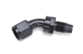 Picture of 6AN 2-Piece 45 Degree Swivel Hose End Without Socket With Black Finish