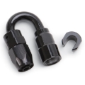 Picture of 6AN 180 Degree Female SAE Quick-Disconnect x 5/16" Tube Size WIth Black Finish