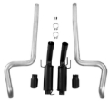 Picture of MBRP 11-14 Ford Mustang GT 5.0L 3in Cat Back Dual Split Rear Race Version 4in Tips - Black