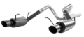 Picture of MBRP 11-14 Ford Mustang GT 5.0L 3in Cat Back Dual Split Rear Street Version 4in Tips - Black