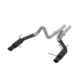 Picture of MBRP 11-14 Ford Mustang GT 5.0L 3in Cat Back Dual Split Rear Race Version 4in Tips - Black