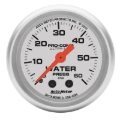 Picture of Autometer Ultra-Lite 52mm 60 PSI Mechanical Water Pressure Gauge