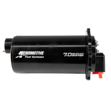 Picture of Aeromotive Brushless Spur Gear Fuel Pump w/TVS Controller - Universal - In-Tank - 90 Deg - 7gp