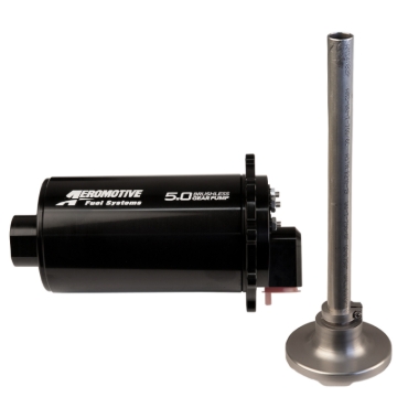 Picture of Aeromotive Brushless Spur Gear Fuel Pump w/TVS Controller - Universal - In-Tank - 90 Deg - 5gp