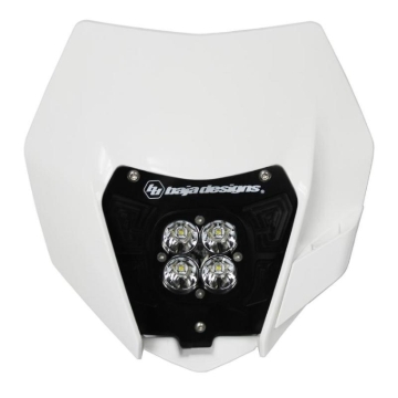 Picture of Baja Designs 14-16 KTM Headlight Kit DC w/Headlight Shell White Squadron Sport