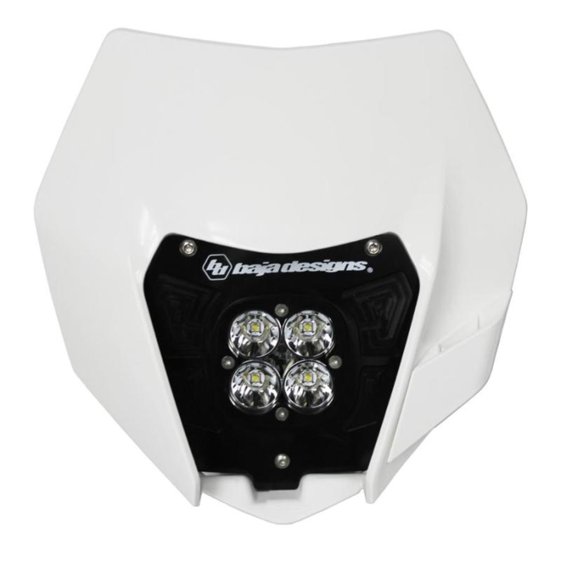 Picture of Baja Designs 14-16 KTM Headlight Kit AC w/Headlight Shell White Squadron Sport