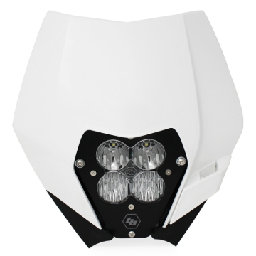 Picture of Baja Designs 08-13 KTM Headlight Kit DC w/Headlight Shell White XL Pro Series