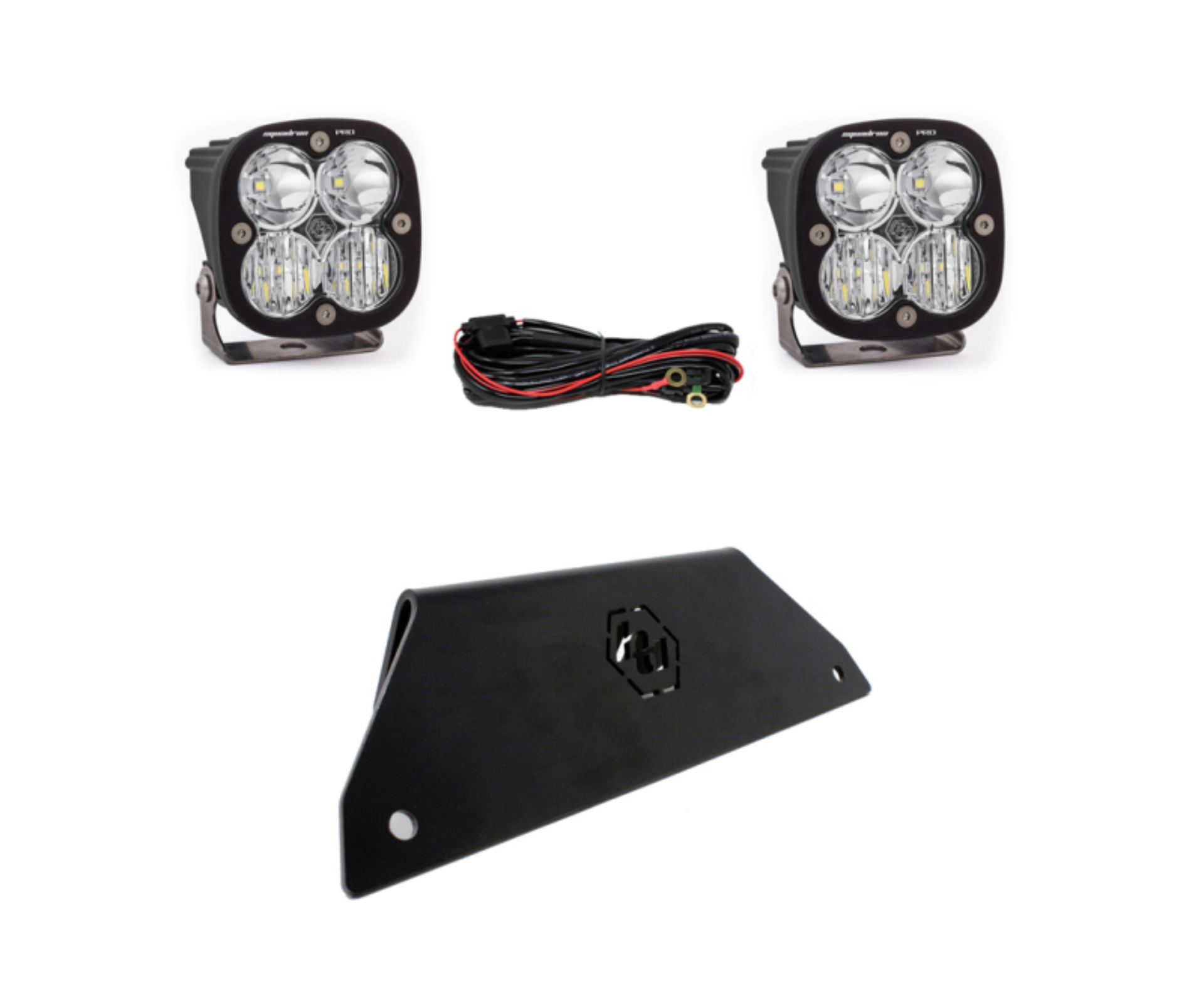 Picture of Baja Designs Polaris RZR Pro XP Lower Bumper LED Light Kit Pro D/C Clear