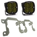 Picture of Baja Designs 2019+ Ranger Fog Light Squadron Amber Fog Pocket Kit