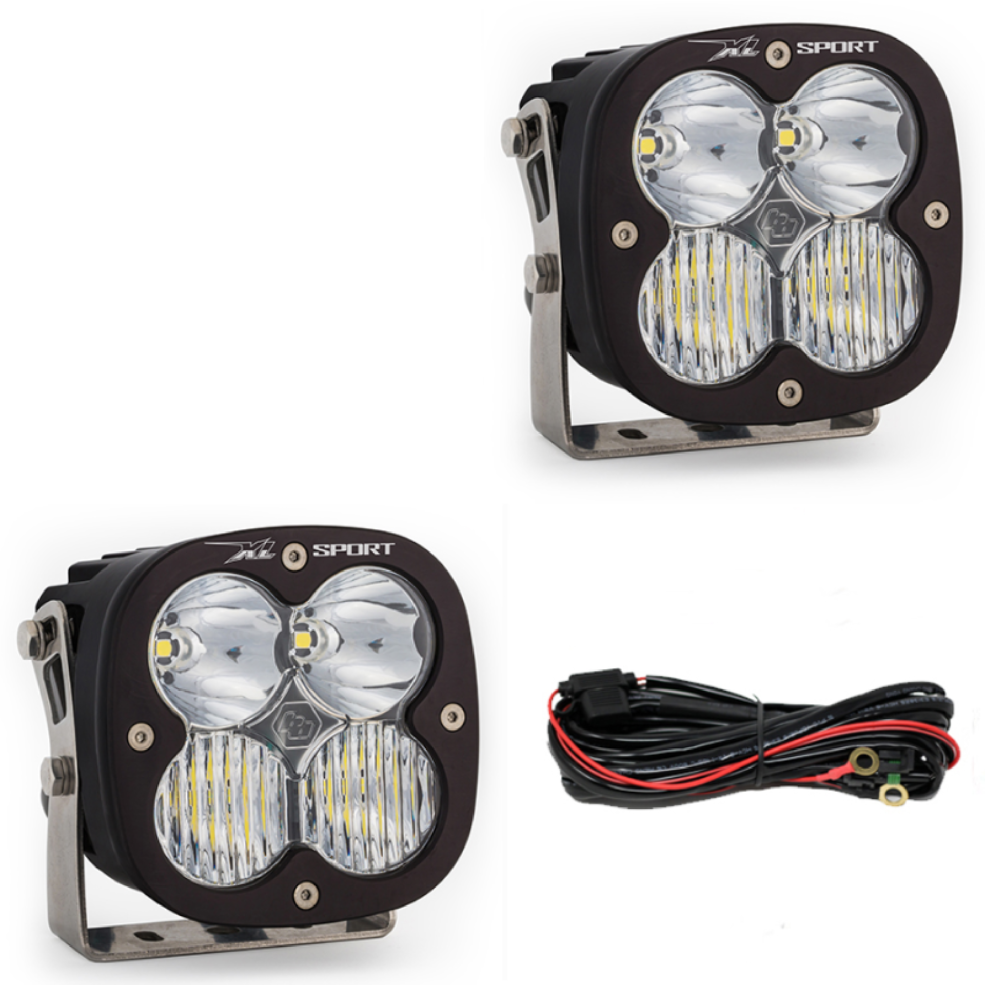Picture of Baja Designs Jeep JL/JT Rubicon Steel Bumper LED Light Kit XL Sport