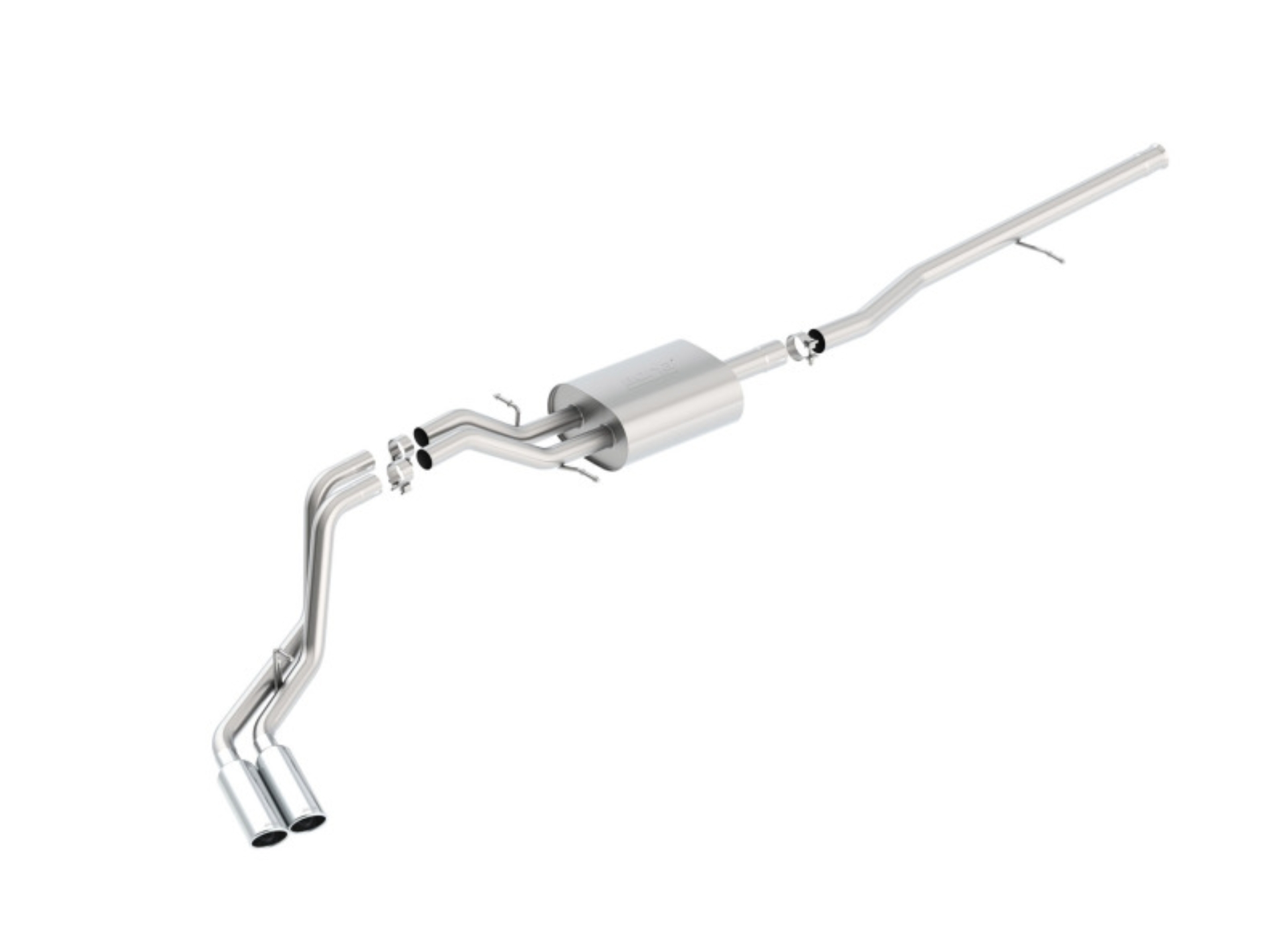 Picture of Borla S-Type Cat-Back 14 Sierra 1500 Ext. Cab Stnd Bed/CC Short Bed 143.5in WB Side Exit Exhaust