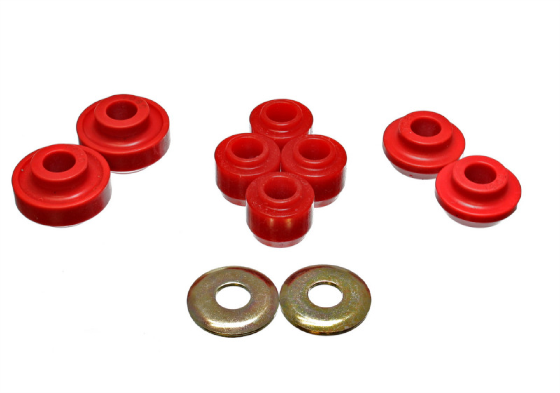 Picture of Energy Suspension 86-95 Ford Taurus Red Front Strut Rod Bushing Set