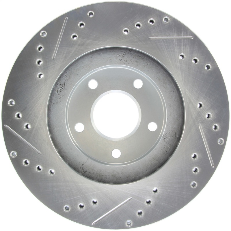Picture of Select Sport Drilled and Slotted Brake Rotor; Front Left